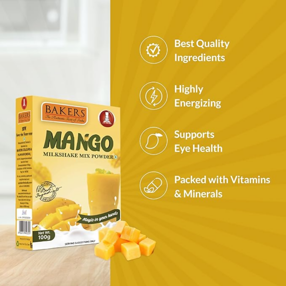 BAKERS Milk Shake Mix - Mango Flavour