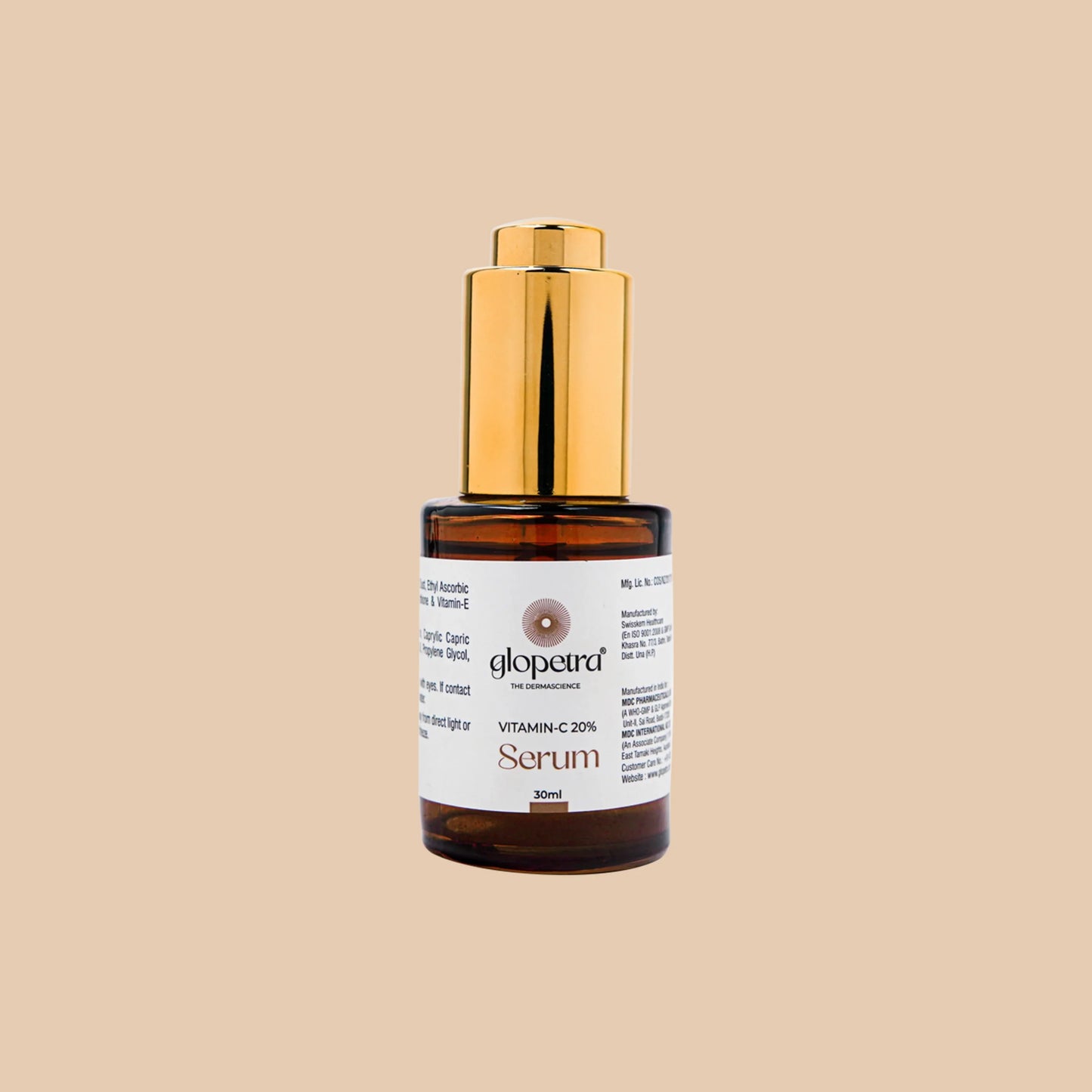 Glopetra Vitamin C Serum For Dull Skin