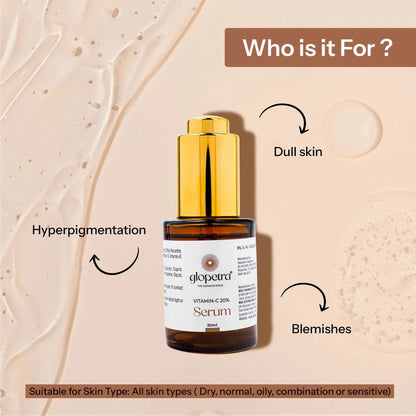 Glopetra Vitamin C Serum For Dull Skin