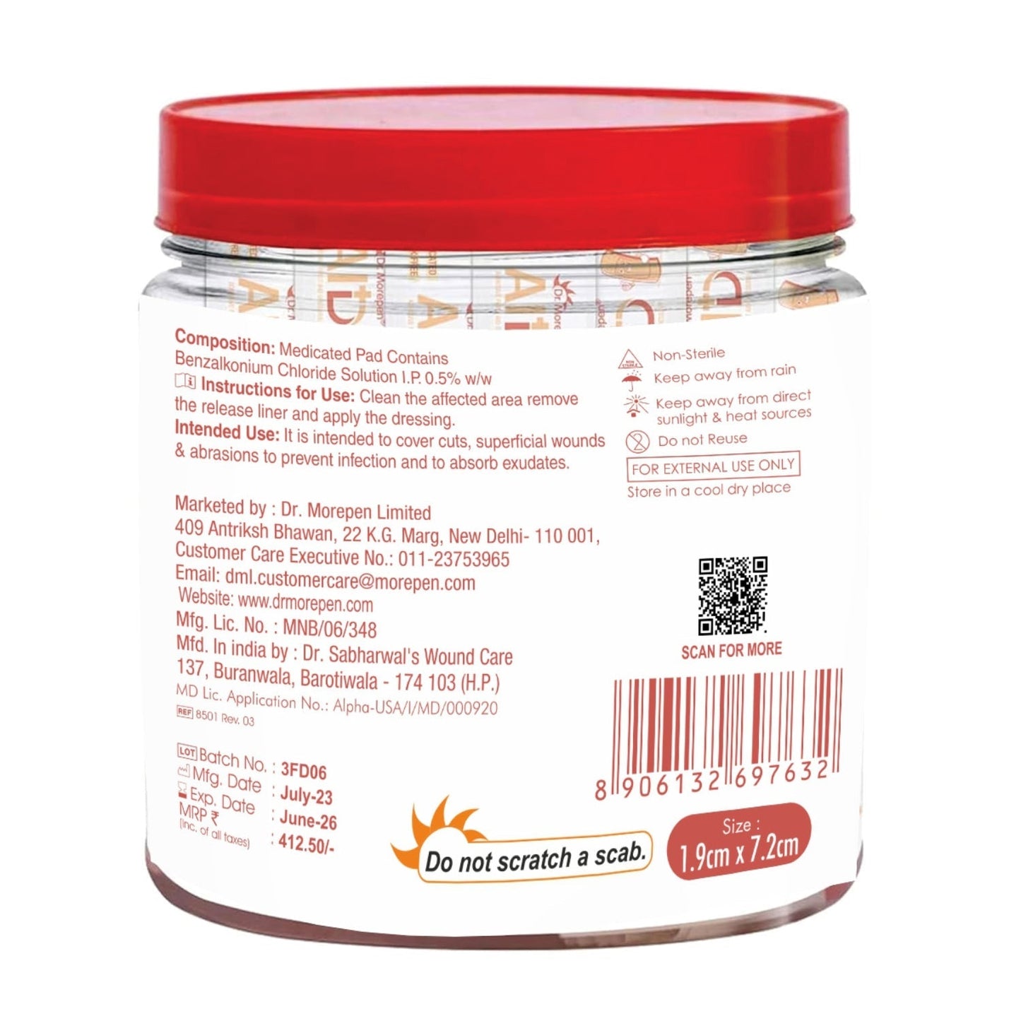 Dr Morpen Aid  Band-Aid Adhesive