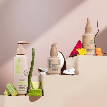 Poshan Skincare Your Daily Poshan 2-Min Essentials Routine!