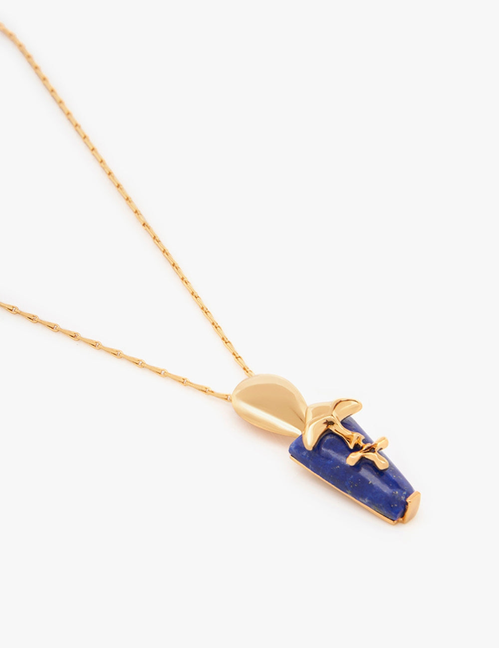 The Lazuli Sculpt Pendant Necklace