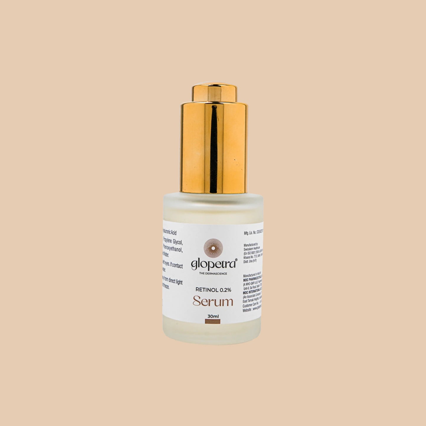 Glopetra Retinol 0.2% - Anti Ageing Serum For Face