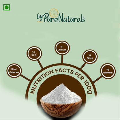 byPureNaturals Sabudana Vrat Atta (Sago Tapioca Flour)