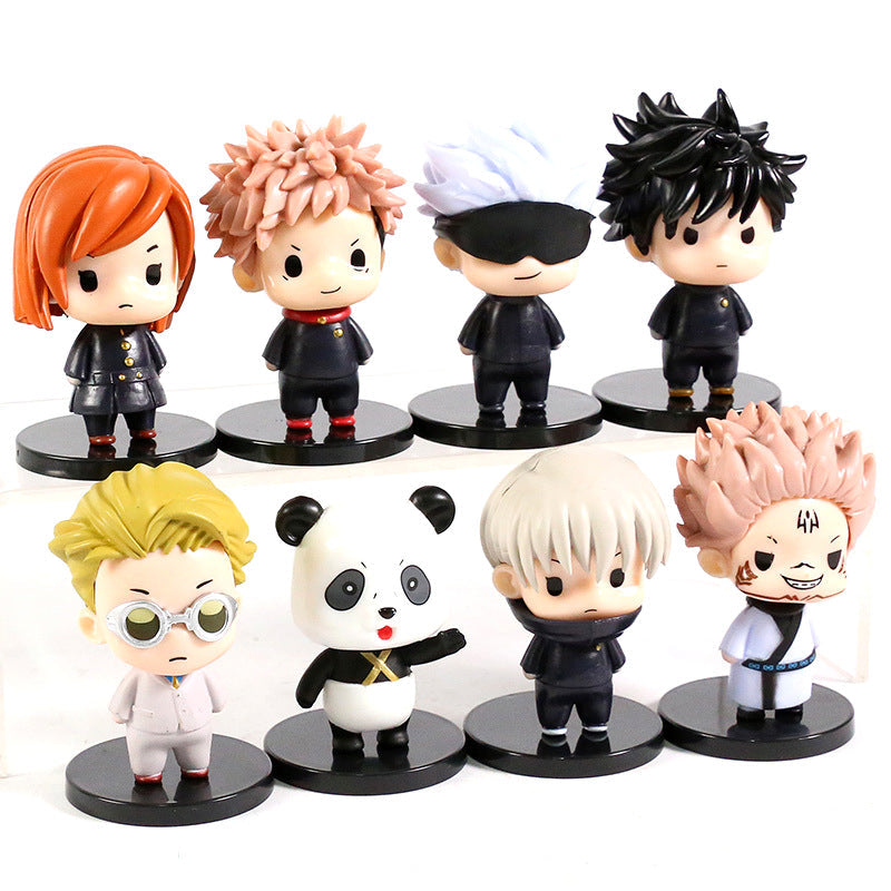 Jujutsu Kaisen Action Figure 8 pcs SET | 6-7 CM |