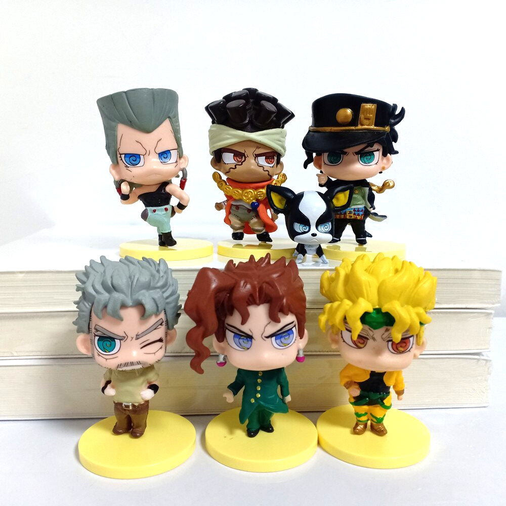Jojo Bizarre Adventure Set Of 7 Action Figure | 10 -11 Cms |
