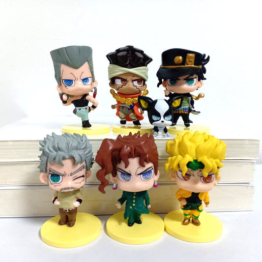 Jojo Bizarre Adventure Set Of 7 Action Figure | 10 -11 Cms |