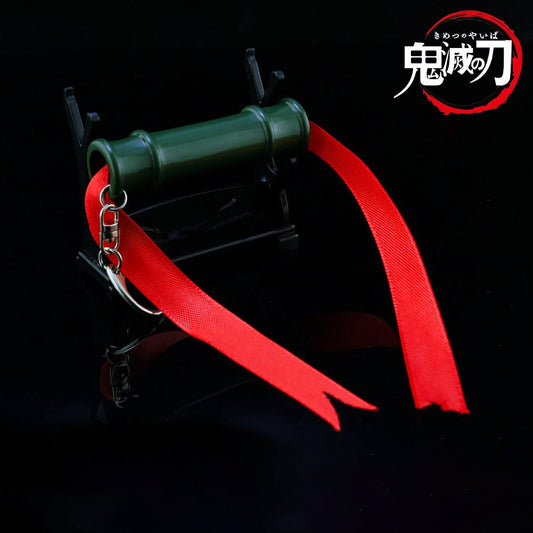 Demon Slayer Kamado Nezuko Keychain | Bamboo Tube 7 Cms | Weapon Cosplay Keychain |