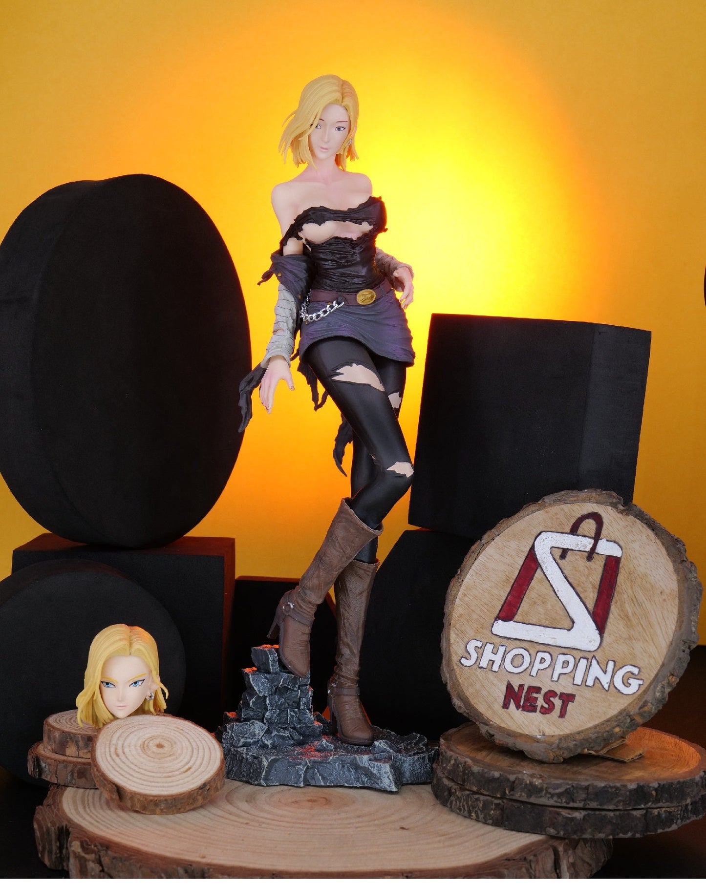 Android 18 Figure |PVC| – 30cm Dragon Ball Z Anime Action Figure Doll – Collectible from Shoppingnest