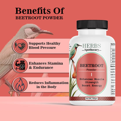 Zenvista Herbs Apothecary Beetroot Powder