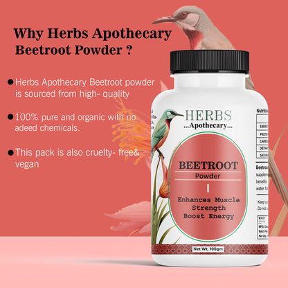 Zenvista Herbs Apothecary Beetroot Powder