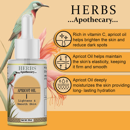 Zenvista Herbs Apothecary Apricot Oil For Skin Care And Hair Care