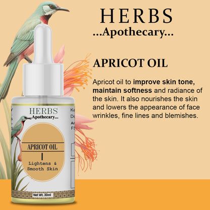 Zenvista Herbs Apothecary Apricot Oil For Skin Care And Hair Care
