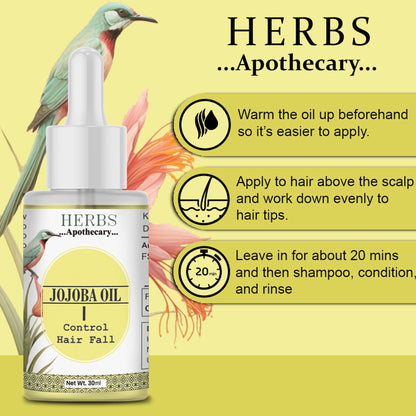 Zenvista Herbs Apothecary Jojoba Oil For Control Hair Fall