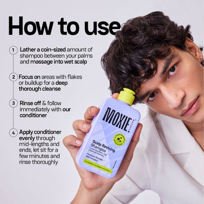 Moxie Beauty Anti-Dandruff Scalp SOS Wash Duo - Shampoo & Conditioner