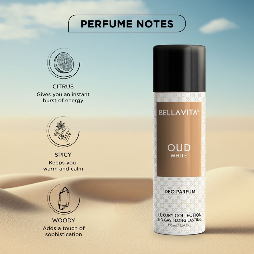 Bella Vita Oud White Deo Parfum