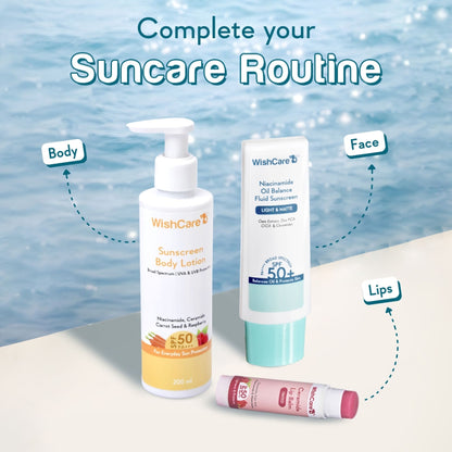 Wishcare Iconic SPF Essentials Head-to-Toe Sun Protection SPF 50+ PA++++ Exclusive Gift Box