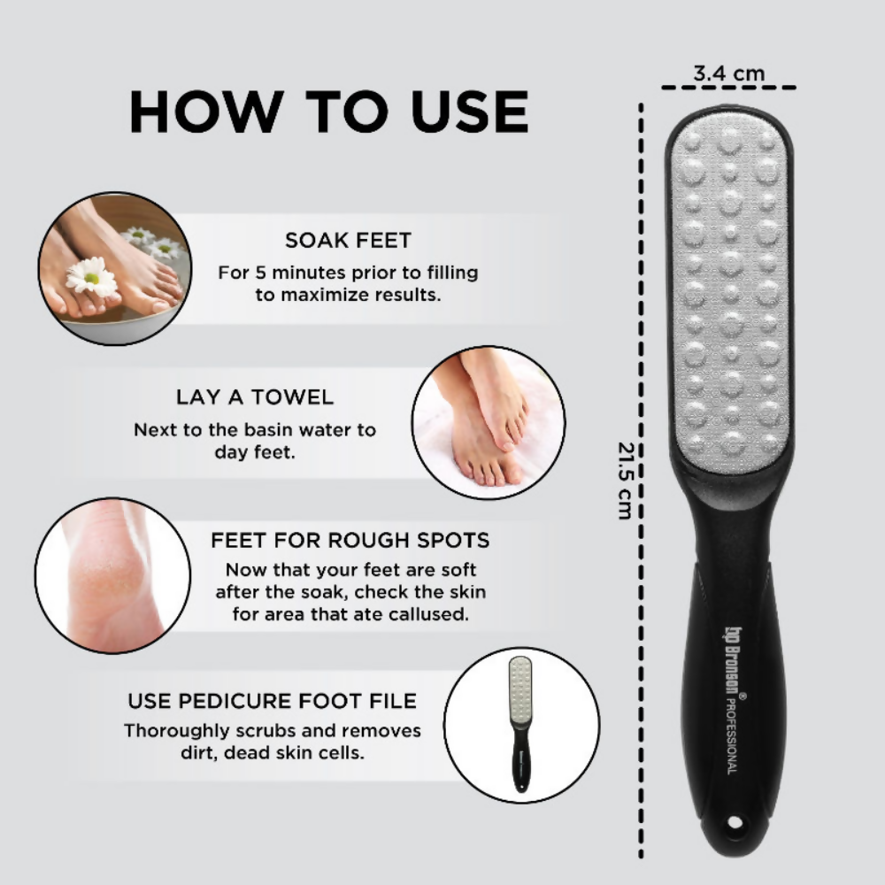 Bronson Professional Callus Remover Foot Scrubber