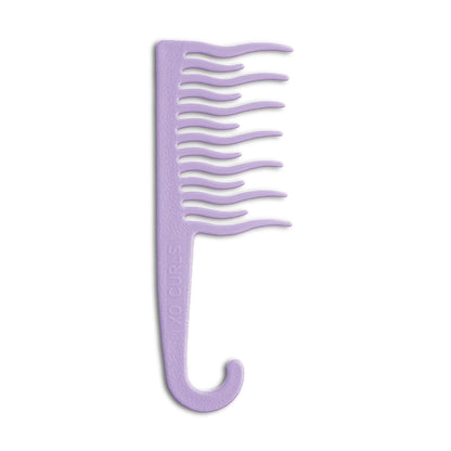 XO Curls Shower Detangling Comb - Lavender