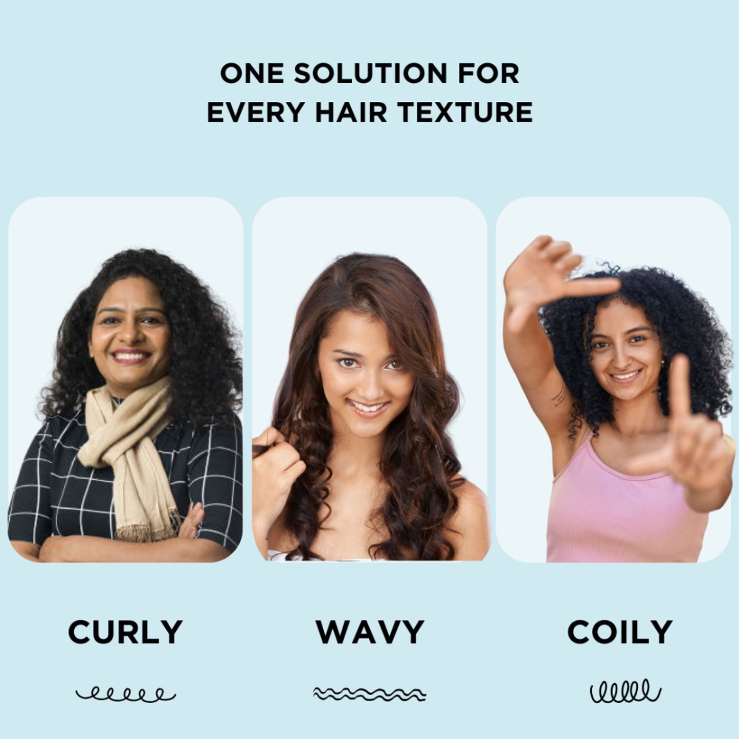XO Curls Shower Detangling Comb - Black