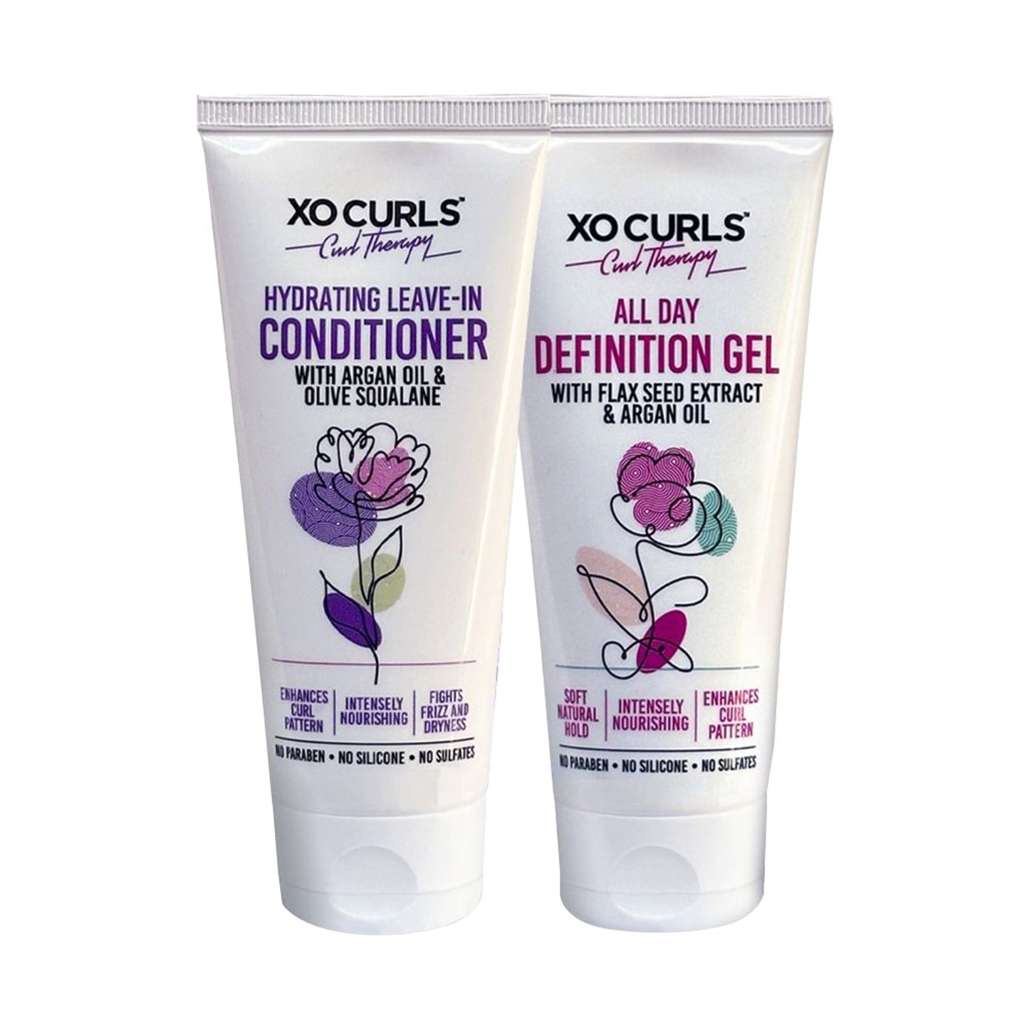 XO Curls All Day Definition Gel & Leave-In Conditioner Combo