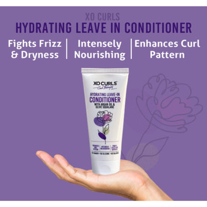 XO Curls Shampoo, Conditioner & Leave-In Conditioner Combo