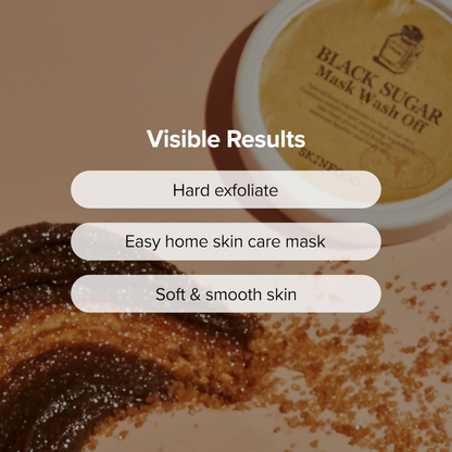 Skin Food Black Sugar Mask Wash Off Exfoliator