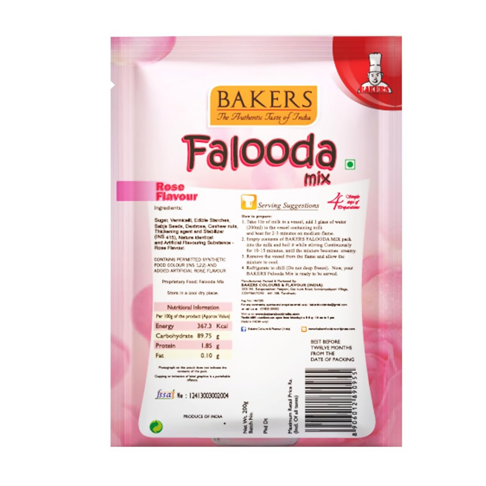 BAKERS Rose Flavored Falooda Mix