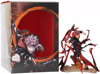 Jujutsu Kaisen Yuji Itadori Action Figure | Attacking Mode | 17 cm | PVC