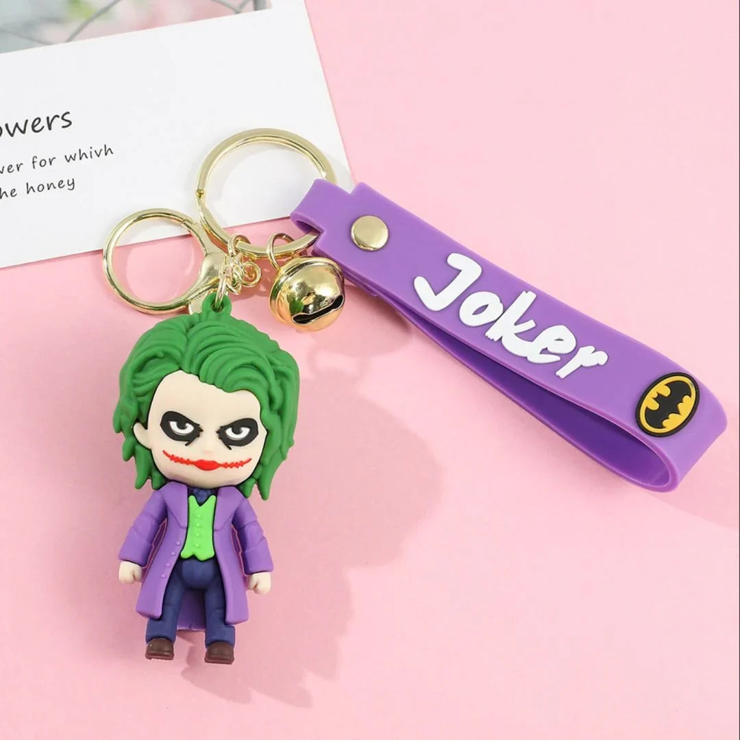 Purple Joker | 3D Lanyard Keychain | Silicone