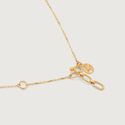 Lustrous Vows 18 Kt Gold and Diamond Mangalsutra in 18K Yellow Gold, 0.296 ct