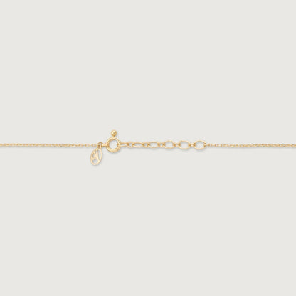 Honeycomb Harmony Diamond Necklace in 14K Yellow and White Gold, 0.114 ct