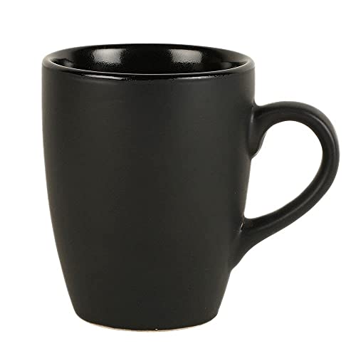 Ceramic Coffee Mug Black Matte Finish 300 ML - Modern Design, Lightweight, Eco-Friendly