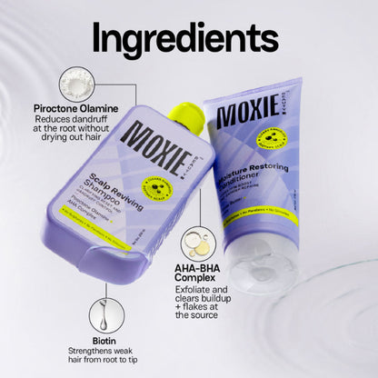 Moxie Beauty Anti-Dandruff Scalp SOS Wash Duo - Shampoo & Conditioner