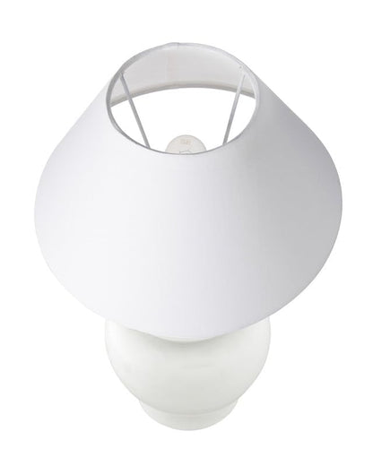 Table Lamp Modern Minimalist White Ceramic 33x33x40cm