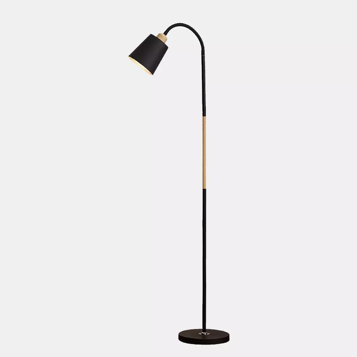 LED Floor Lamp Modern Minimalism Black Metal 150 cm