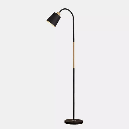 LED Floor Lamp Modern Minimalism Black Metal 150 cm