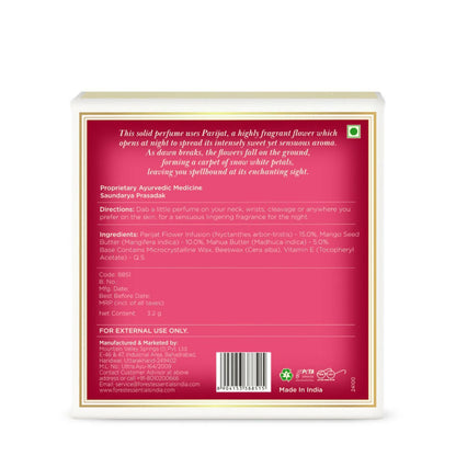 Forest Essentials Solid Perfume Parijat