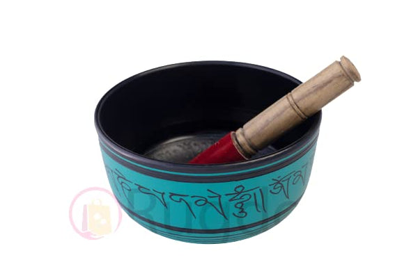 Singing Bowl 7 Inch Tibetan Meditation Instrument with Wooden Stick