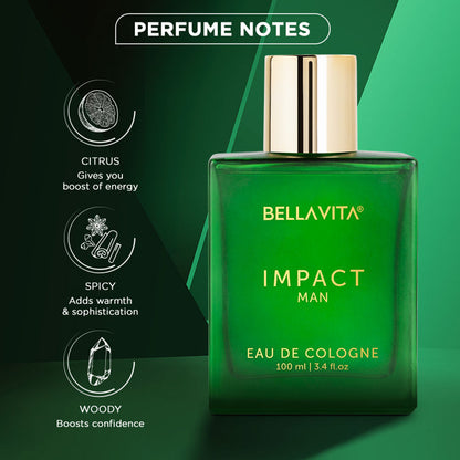 Bella Vita Impact Eau De Cologne Spray Perfume for Men