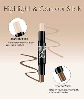 Comprehensive Makeup Kit with 5 Brushes, Eyeliner, Lipstick & More