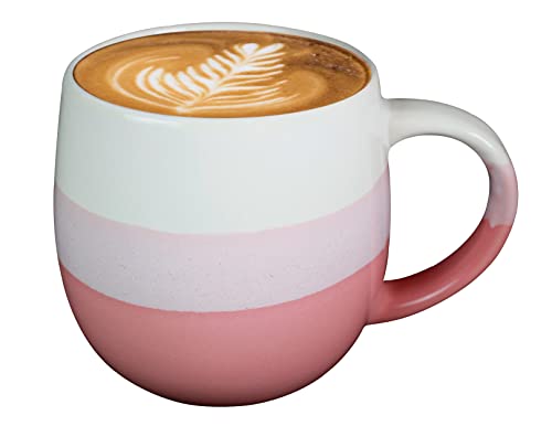 Ceramic Coffee Mug 450 ML Pink Large Size Dishwasher & Microwave Safe