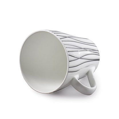 Coffee Mug Multicolour Bone China 330 ml Durable Microwave & Dishwasher Safe