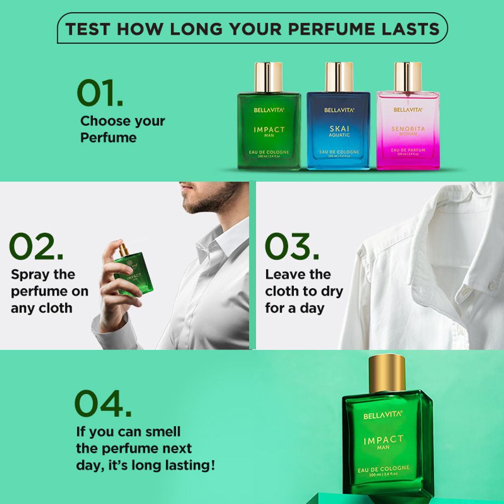Bella Vita Impact Eau De Cologne Spray Perfume for Men