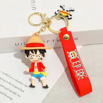 One piece Luffy B | 3D Lanyard Keychain | Silicone
