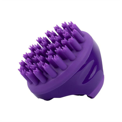 Scalppie Pro Silicon Hair Scalp Massager & Shampoo Brush Scrub Hair Growth & Anti Dandruff - Purple