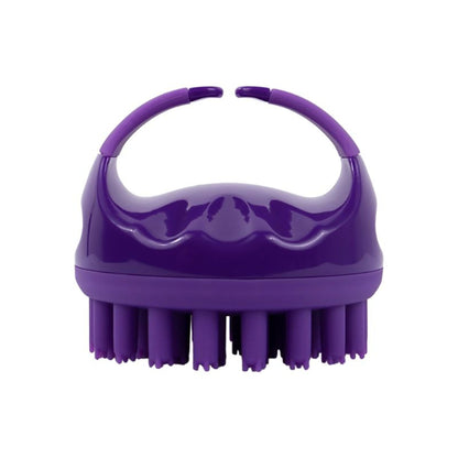 Scalppie Pro Silicon Hair Scalp Massager & Shampoo Brush Scrub Hair Growth & Anti Dandruff - Purple