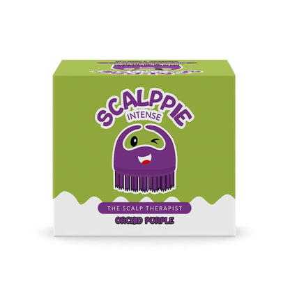 Scalppie Pro Silicon Hair Scalp Massager & Shampoo Brush Scrub Hair Growth & Anti Dandruff - Purple