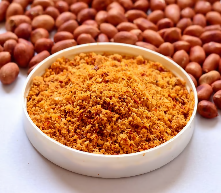 Tenali Ruchulu Palli(Groundnut) Karam Podi
