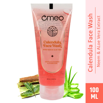 Omeo Calendula Face Wash - Gentle, Daily Use, Safe For All Skin Types